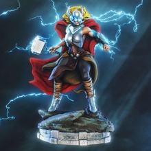 lady thor mcu marvel avengers sculpture print toy collector modeling 3d print model - Mito3D