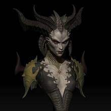 Lilith jogo diablo4 3d print model - Mito3D