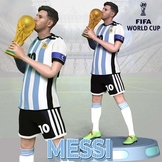 co3d lionel messi 2022 leo campione fifa tazza parole troppa calcio dubai argentina 3d print model - Mito3D