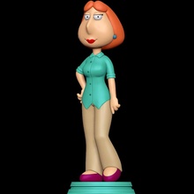 lois griffin - family guy female woman wife 3d print model - Mito3D