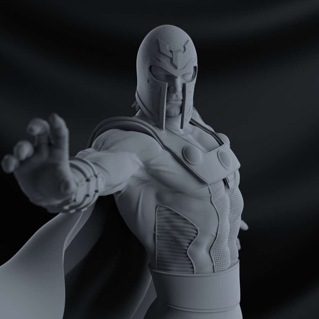 magneto Erik magnus clássico ricardo Martin Daniel bel maravilha vermelho mutante Homem X 3D print model - Mito3D