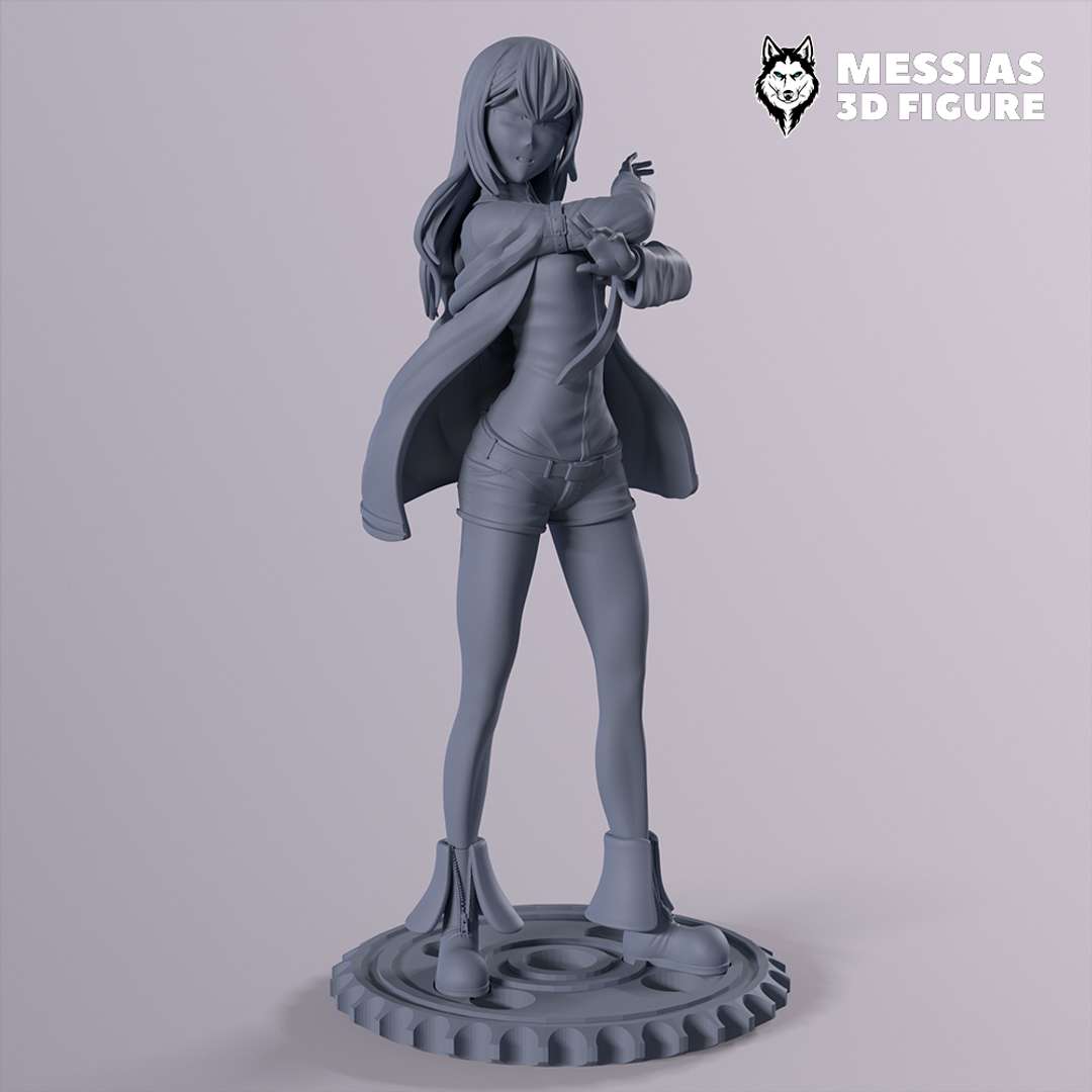 makise kurisu figure 3d print model 3D print model - Mito3D