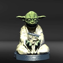 Meister Yoda 3d print model - Mito3D