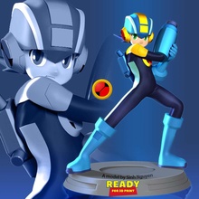 Mega Megaman Rockman Anime Manga Spiel Charakter Junge Kind 3dprint Statue Zahl Figur 3dprinting 3d print model - Mito3D