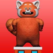 co3d - meilin lee turning red panda female furry disney pixar 3d print model - Mito3D