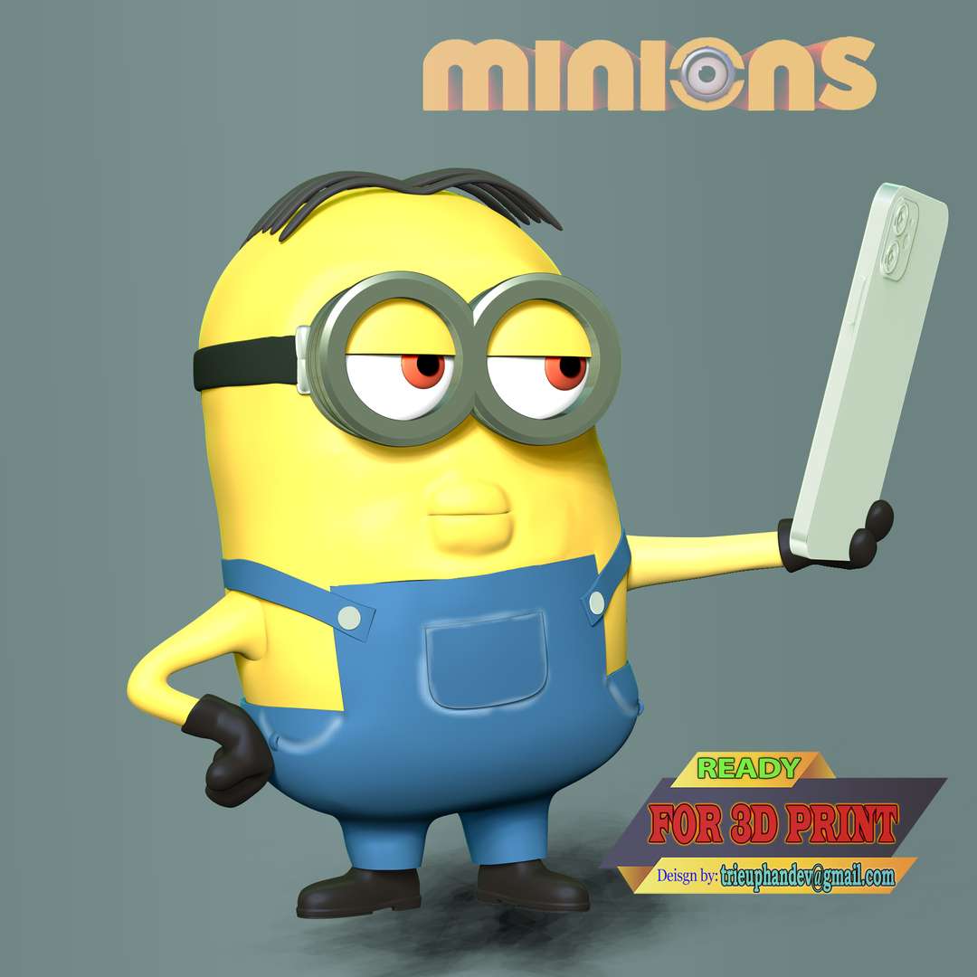 co3d minion özçekim 3D print model - Mito3D