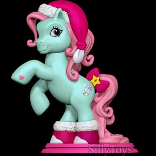 co3d menta my poni navidad hembra caballo yegua equino rosado fiesta 3d print model - Mito3D