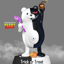monokuma trucco trattare orso 3dprint statua figura 3dprinting Halloween orsacchiotto gioco carattere 3d print model - Mito3D