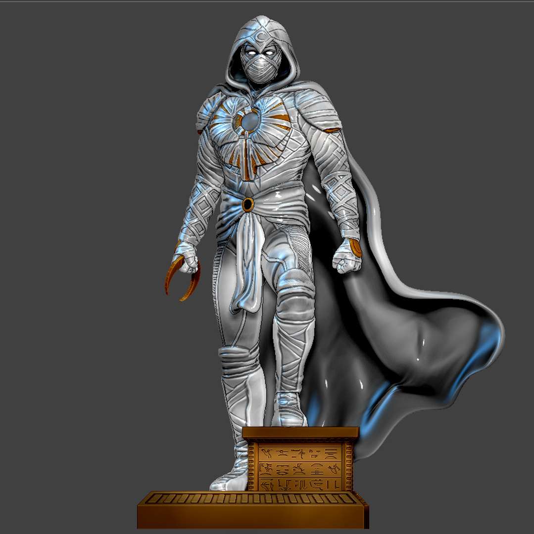 moon knight marvel disney 3d print model hero 3D print model - Mito3D
