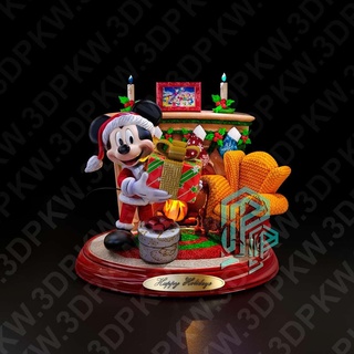 mouse christmas mickey mouse disney  3d print model - Mito3D