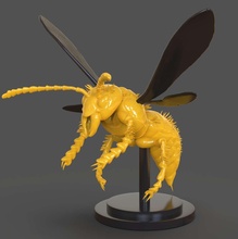 co3d assassiner asiatique frelon sculpture 3d print model - Mito3D