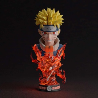 Naruto büst Sasuke koleksiyon fanart Kyuubi anime mang 3dprinting karakter modelleme heykel 3d print model - Mito3D