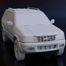 Opel Frontera stl 3 versiyonlar 3d baskı 3d print model - Mito3D