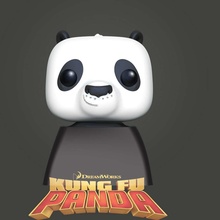 panda tecla 3d print model - Mito3D
