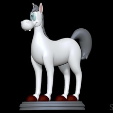phar Fignewton Animaniacs Pferd Pferde 3d print model - Mito3D