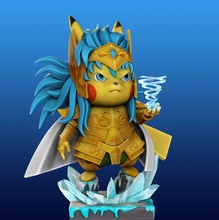 co3d pikachu cavaleiro of zodíaco camus cosplay 3d print model - Mito3D