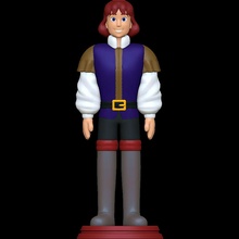 prince derek - swan princess 3d print model - Mito3D