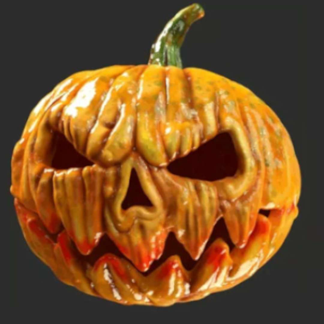 co3d zucca casco halloween 3D print model - Mito3D