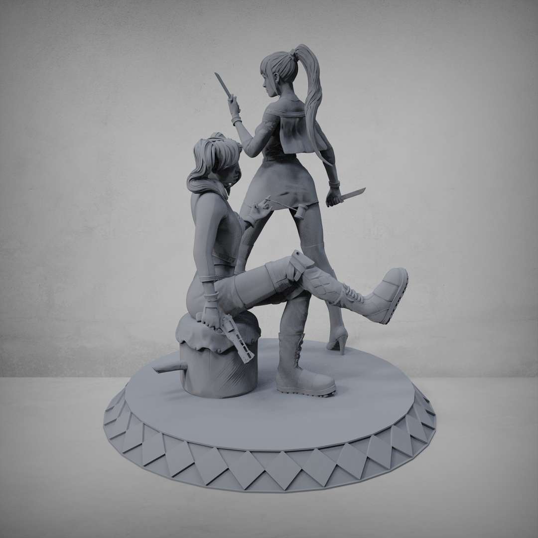 piada Harley Quinn dc meninas suicídio pelotão alerquina esquadrao 3D print model - Mito3D