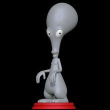 roger - american dad alien ufo 3d print model - Mito3D