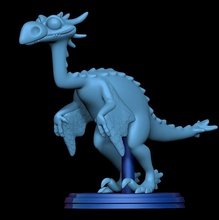 Roger hielo años colisión dinobird dinosaurio reptil masculino 3d print model - Mito3D
