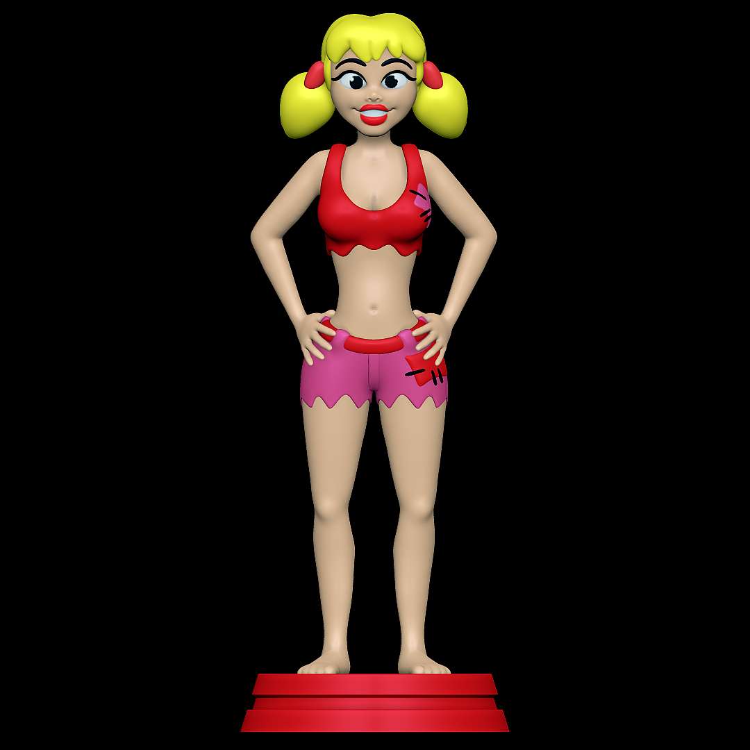 sadie mae scroggins Scooby doo Sadie weiblich blond 3D print model - Mito3D