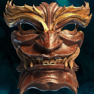 samurai mask samurai mask samurai mask  3d print model - Mito3D