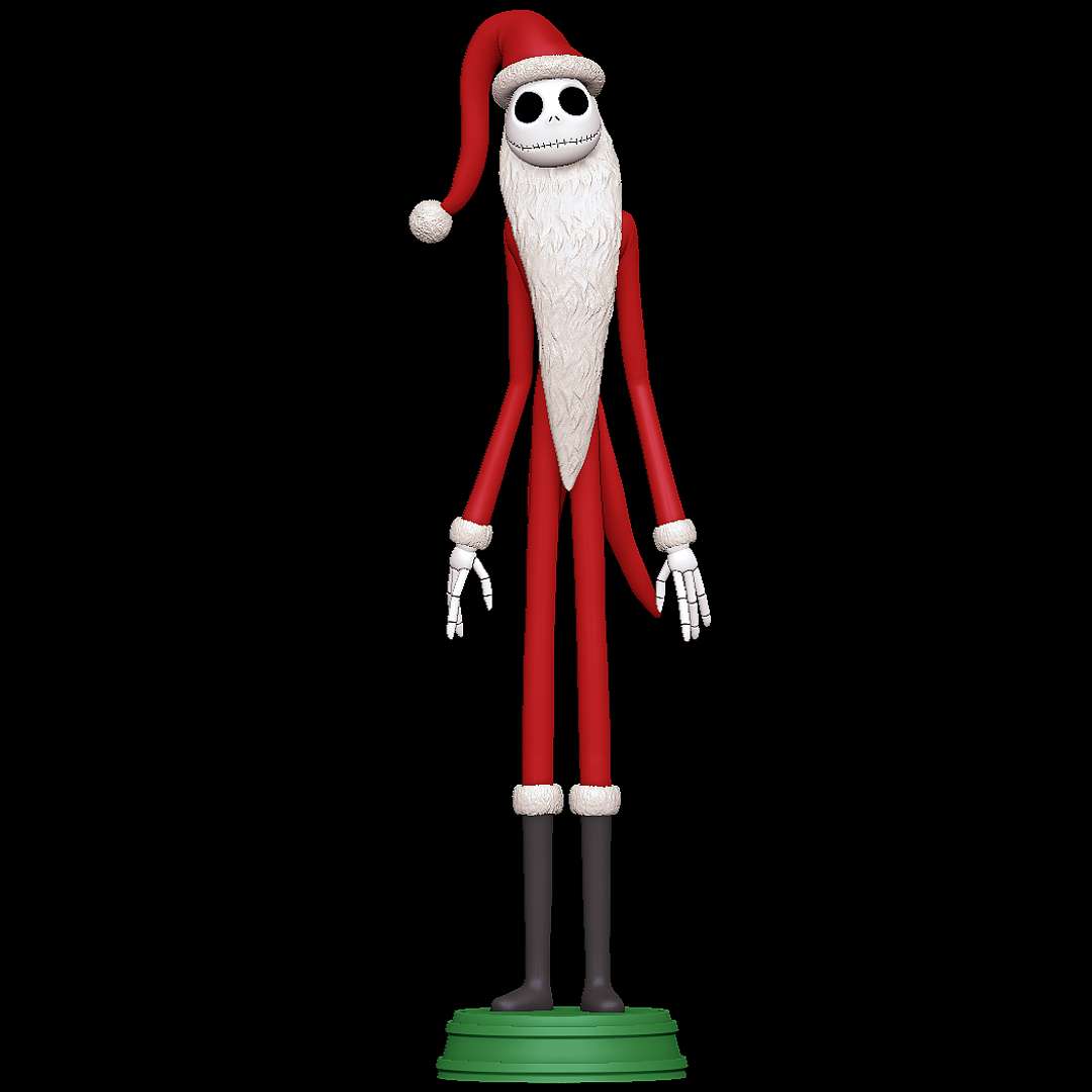 Père Noël jack Skellington cauchemar claus squelette Masculin 3D print model - Mito3D