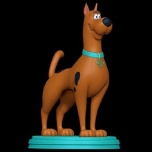 scooby doo chien canin 3d print model - Mito3D