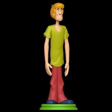 co3d - shaggy scooby doo man male blond 3d print model - Mito3D