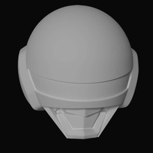 simple jaspion helmet stl 3d printing 3d print model - Mito3D