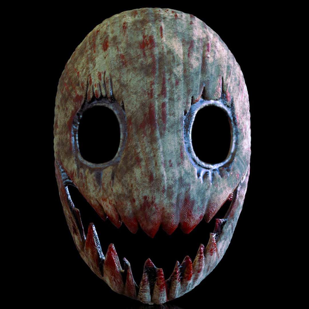 Lächeln Maske Grusel 3D print model - Mito3D