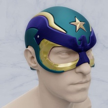 co3d - soldier boy helmet 1 scale boys soldierboy capacete cosplay 3d print model - Mito3D