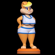co3d - space jam patricia bunny looney tunes mother milf 3d print model - Mito3D