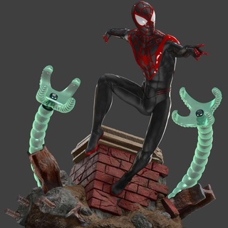 spider-man miles morales spiderman marvel comics homem aranha 3d print model - Mito3D