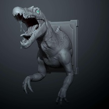co3d spinosauro dinosauro spinossauro giurassico animale 3d print model - Mito3D