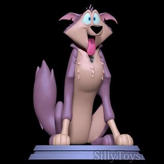 star - balto canine dog male feral 3d print model - Mito3D