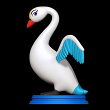swan princess odette - swan princess swan princess odette goose female animal bird avian