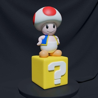rospo Mario bros super luigi Principessa pesca 3d print model - Mito3D