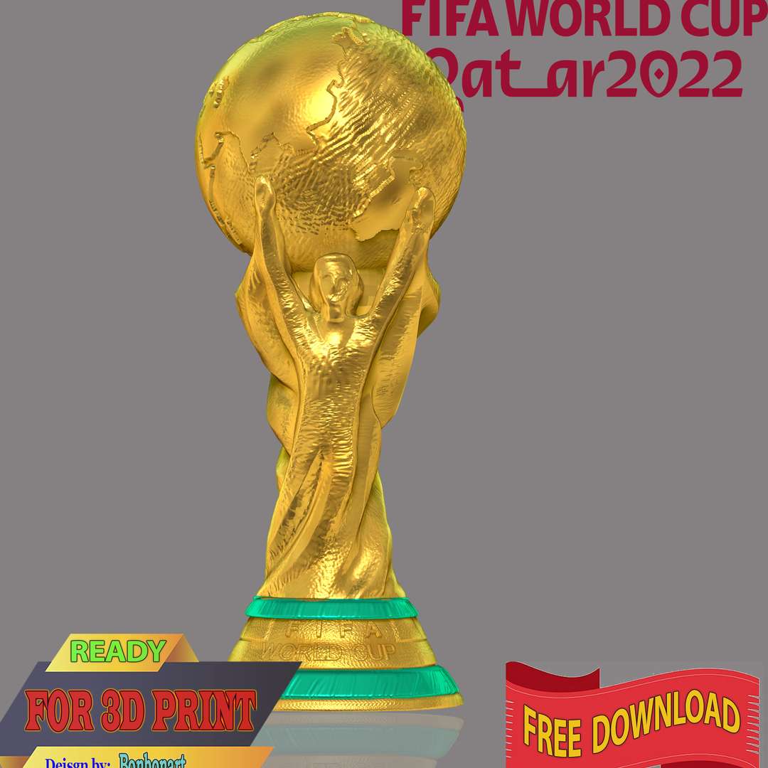 co3d - trophy fifa world cup 3D print model - Mito3D