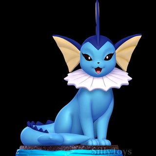 vaporeon Pokémon 3d impressão modelo criatura fêmea mamífero animal água 3d print model - Mito3D