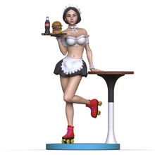waitress roller skates 3d print model - Mito3D