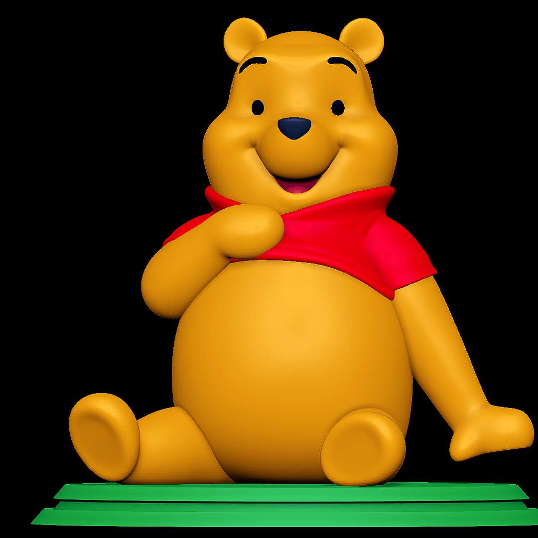 winnie-the-pooh winnie pooh bear 3D print model - Mito3D