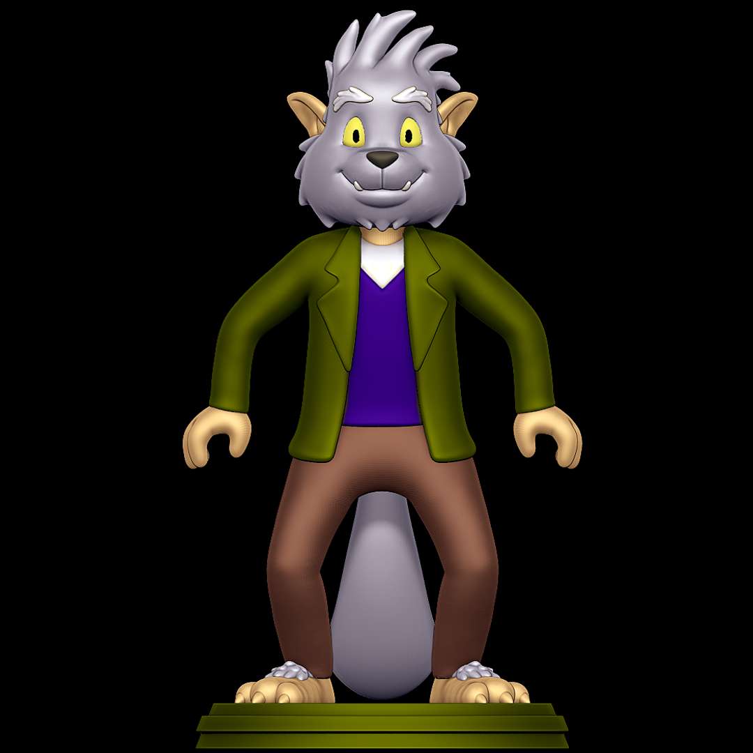 co3d - wolf monster mash man furry anthro 3D print model - Mito3D