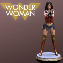 wonder woman 3d print model - Mito3D