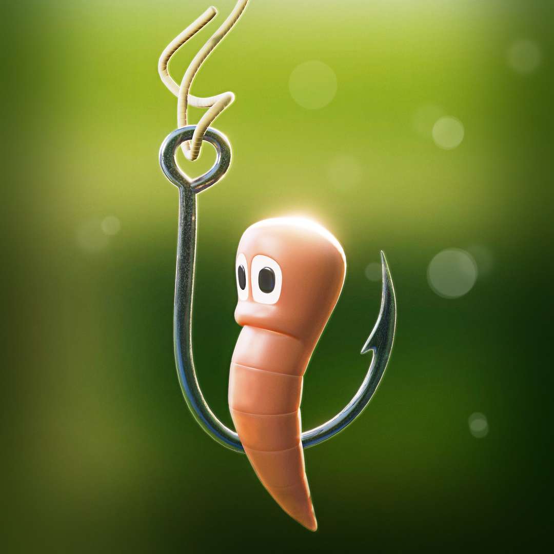 worm worm cute toy nature  3D print model - Mito3D