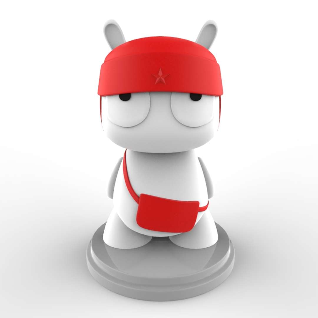 Xiaomi mi Hase Charakter 3D print model - Mito3D