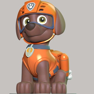 Zuma pata patrulha cachorros cachorro filme animal 3dprint 3dprinting manga figura anime estátua desenho animado 3d print model - Mito3D