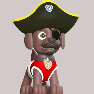 Zuma Bruxas pata patrulha abóbora cachorros cachorro animal manga anime desenho animado filme 3d print model - Mito3D