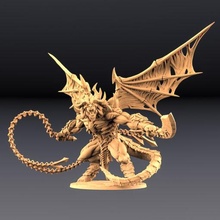 2019s2 epic boss baalzrodan demon king able model stl home miniatures artisan guild 3d print model - Mito3D